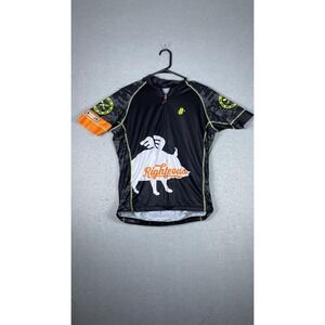 Hincapie Shirt Mens Large Cycling Full Zip Jersey Road Bike Righteous Foods‎